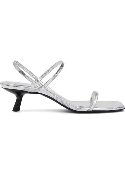 Hilda Silver Kadın Deri Sandalet