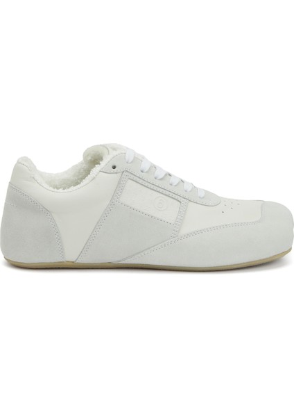 Beyaz Kadın Deri Sneaker