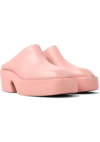 Billie Pembe Deri Kadın Topuklu Terlik K201674-003