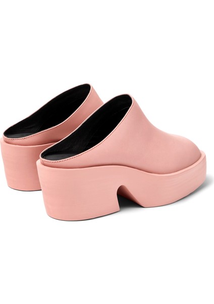 Billie Pembe Deri Kadın Topuklu Terlik K201674-003