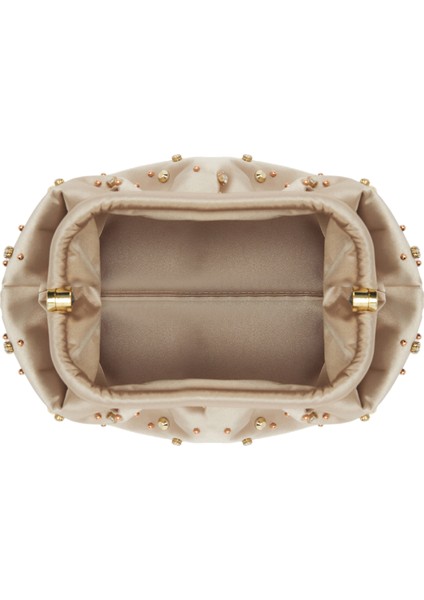 Vega Beige Nakıi Swarovski Taşlı El Portföyü modelleri