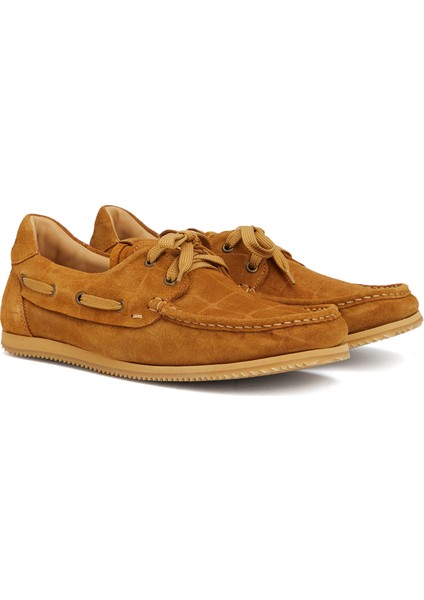 Camel Kadın Deri Loafer