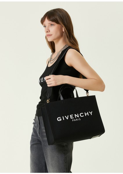 G-Tote Siyah Alışveriş Çantası