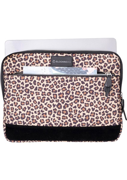 Earthy Leopar Desenli 15"-16" Macbook/laptop Kılıfı modelleri