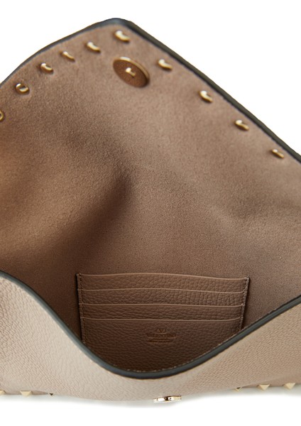Rockstud Medium Nude Kadın Deri El Portföyü indirimleri