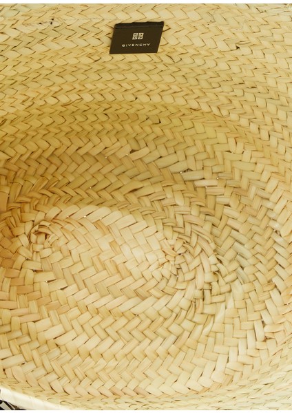 Naturel Siyah Kadın Hasır Çanta