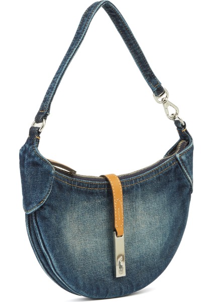 Mavi Kadın Denim Omuz Çantası