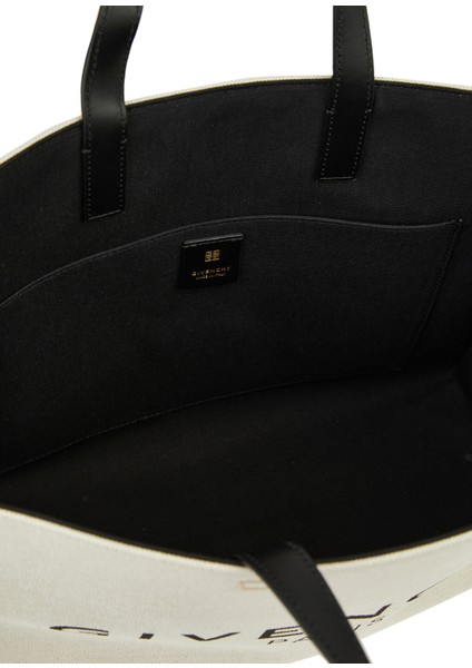 G-Tote Medium Bej Alışveriş Çantası