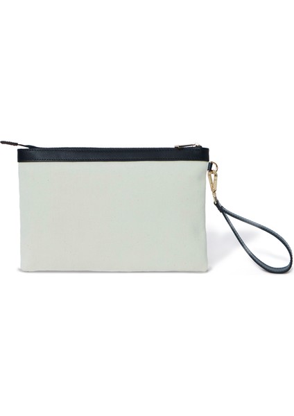 Stitched Siyah Beyaz Clutch Kadın El Portföyü fiyatları