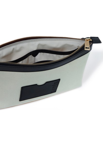 Stitched Siyah Beyaz Clutch Kadın El Portföyü fırsatları