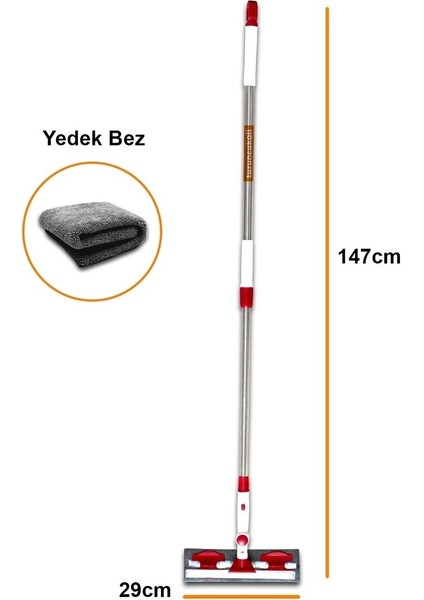 İki Taraflı Çekçekli Cam Silme Aletleri, Balkon Temizliği İçin Güçlü Ve Pratik indirimleri