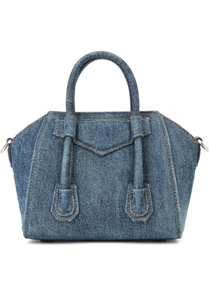 Antigona Lock Toy Mavi Kadın Denim Çanta fırsatları