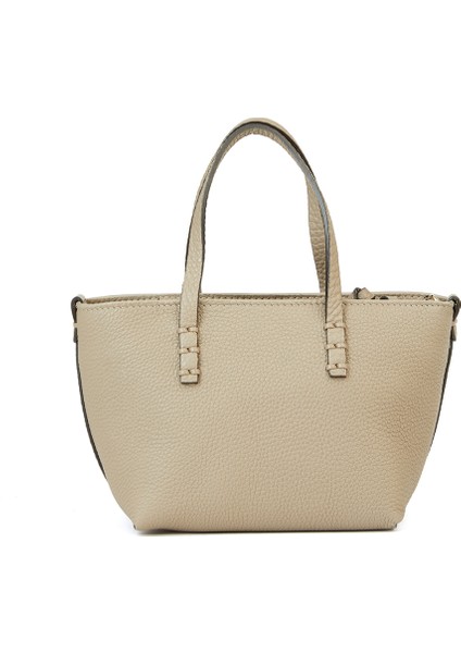 Selleria Mini Tote Vizon Kadın Deri Çanta fırsatları