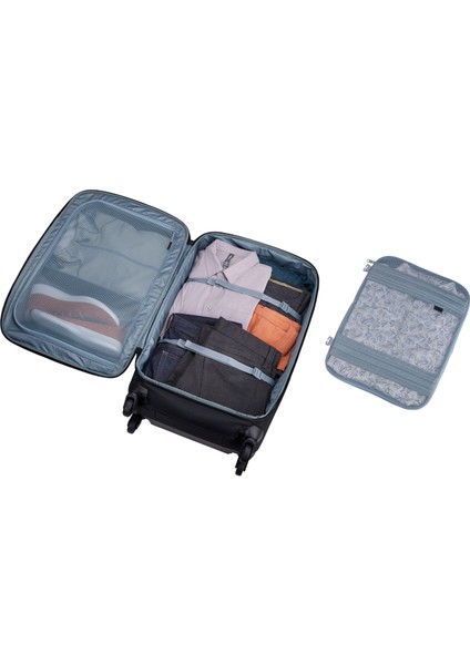 Subterra 2 Check-In Spinner Siyah Orta Boy Valiz