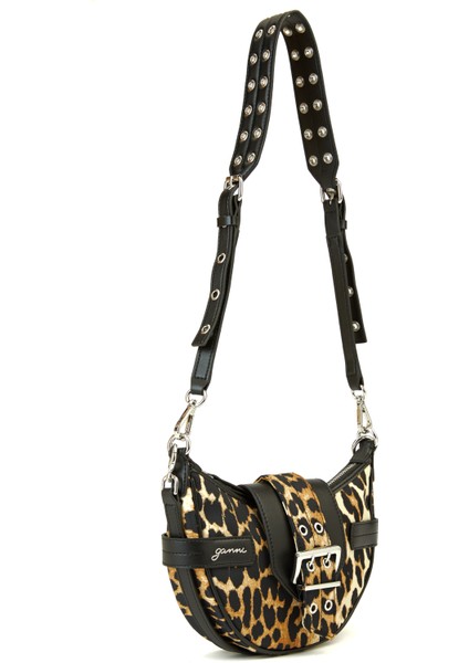 Bucky Small Leopar Desenli Kadın Çanta modelleri