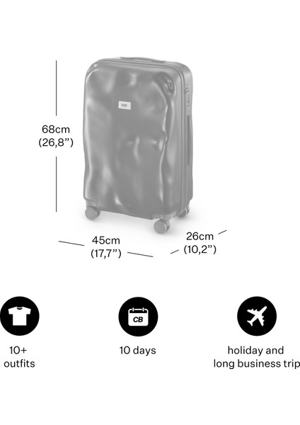 Icon Medium Yeşil Bavul
