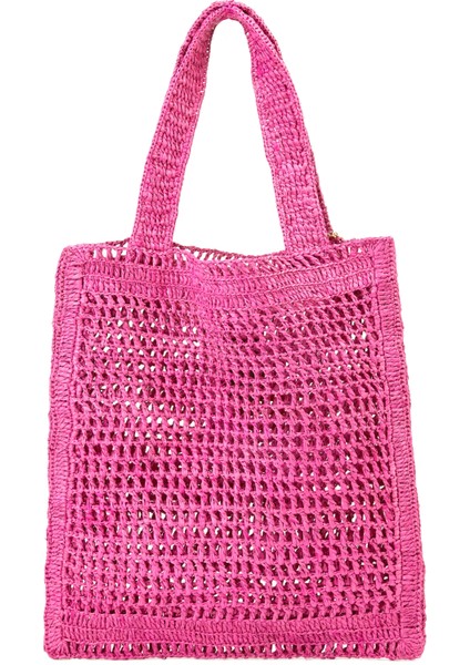 Summer Banana Pembe Kadın Plaj Çantası
