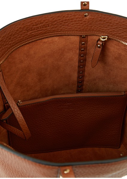 Rockstud Kahverengi Kadın Deri Çanta indirimleri