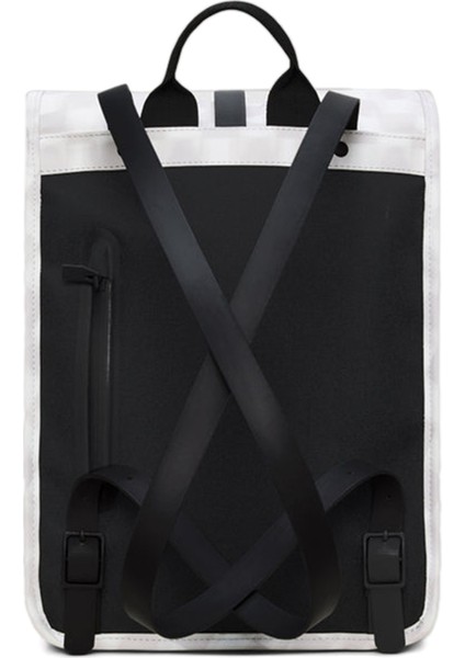 Rolltop Rucksack Mini W3 Beyaz Sırt Çantası