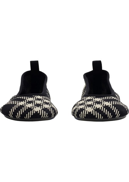 Check Knit Baby Siyah Kadın Babet fiyatları