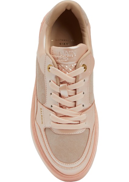 B-Court Pembe Kadın Deri Sneaker fırsatları