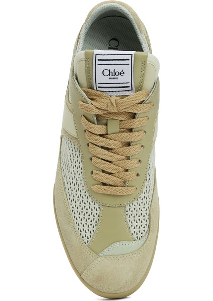 Kick Açık Yeşil Kadın Deri Sneaker fırsatları