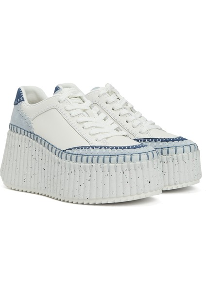 Nama Kama Mavi Beyaz Kadın Deri Sneaker fiyatları