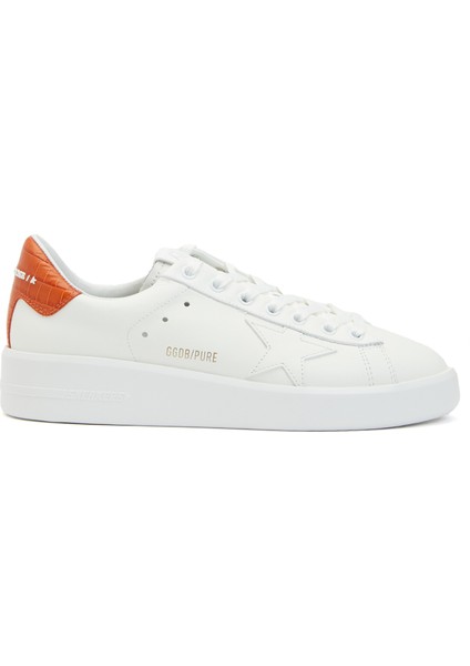 Pure Turuncu Beyaz Kadın Deri Sneaker
