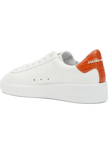 Pure Turuncu Beyaz Kadın Deri Sneaker modelleri