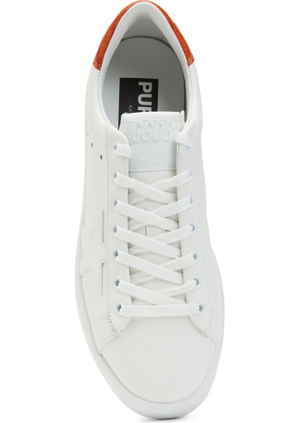 Pure Turuncu Beyaz Kadın Deri Sneaker fırsatları