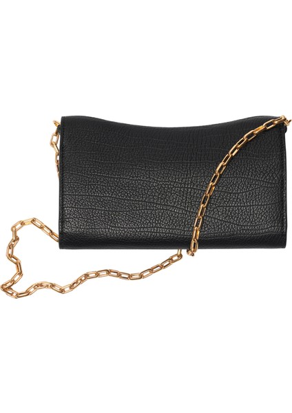 Rocking Horse Chain Strap Siyah Kadın Omuz Çantası fiyatları