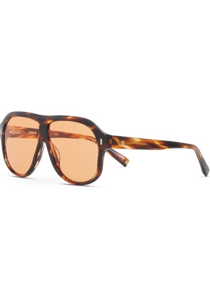 Hm 1669 C4 Havana Asetat Unisex Güneş Gözlüğü