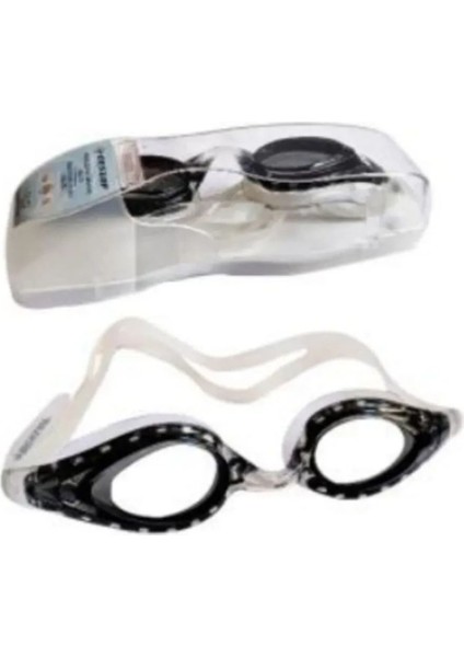 Yetişkinler Için Siyah Yüzücü ve Havuz Gözlüğü, Kadın ve Erkek Sporcu Modeli