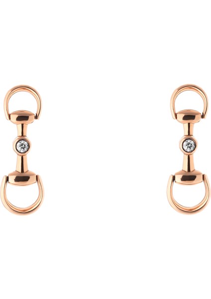 Horsebit Kadın Rose Gold Küpe fırsatları
