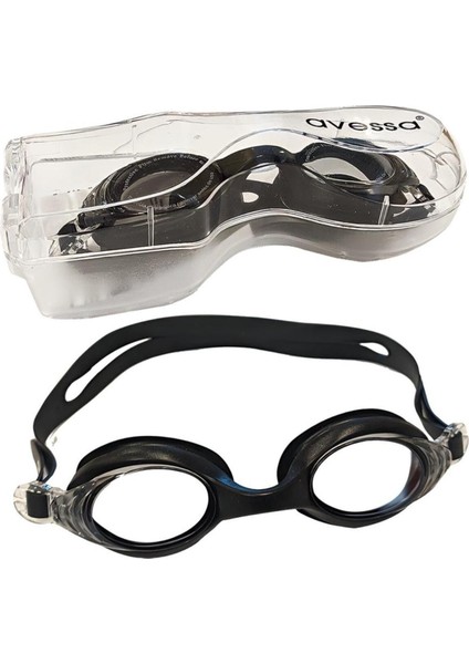 Yüzücü Gözlüğü Siyah, Konforlu ve Şık Tasarım ile Kullanım Keyfi
