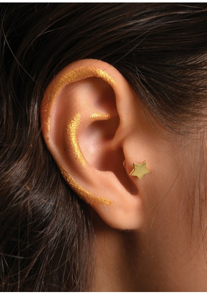 Twinkle 14 Ayar Altın Piercing