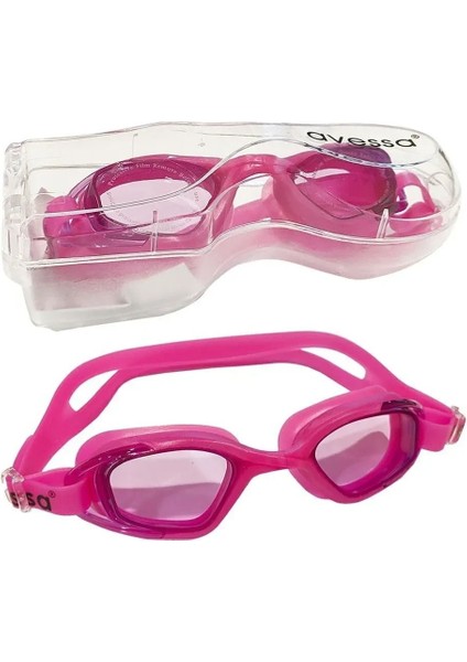 Ayarlanabilir Pembe Yüzücü Gözlüğü, Deniz ve Havuz Kullanımı Için Uygun