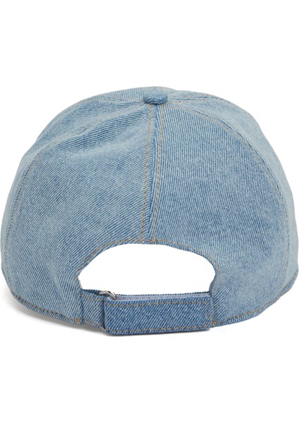 Mavi Denim Dokulu Kadın Şapka