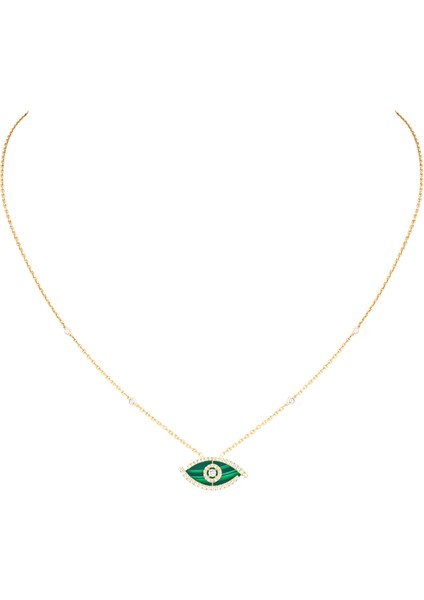 Lucky Eye Malachite Pırlantalı Kadın Altın Kolye fiyatları