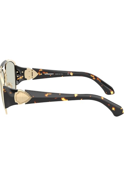 Light Gold Pilot Stil Unisex Güneş Gözlüğü