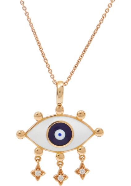 Evil Eye Kadın Altın Kolye