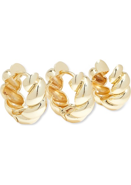 Gold Kadın Earcuff Küpe Seti fiyatları
