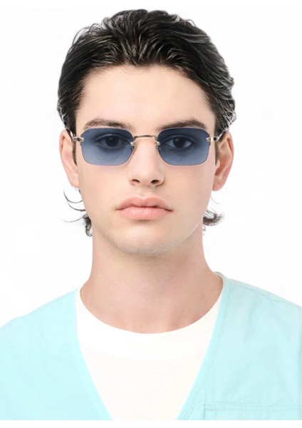Domsa Gümüş Metal Unisex Güneş Gözlüğü fırsatları