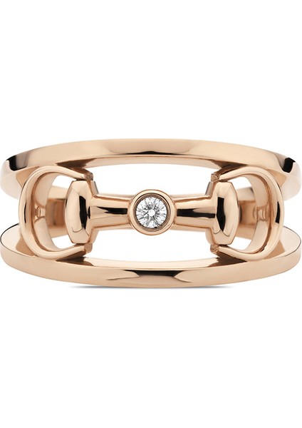 Horsebit Kadın Rose Gold Yüzük