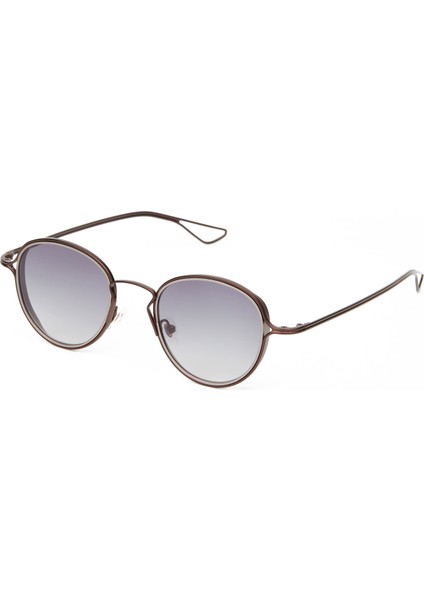 Hm 1605 C2 Oval Kahverengi Unisex Güneş Gözlüğü