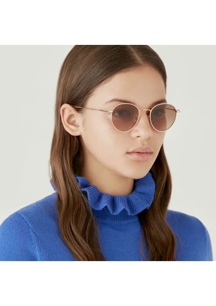 Xs Verona 6701 6 Oval Pembe Altın Unisex Güneş Gözlüğü modelleri