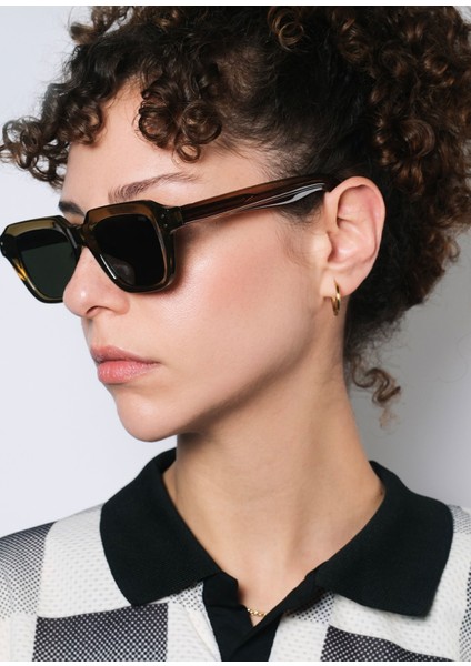 Allure Haki Asetat Unisex Güneş Gözlüğü modelleri