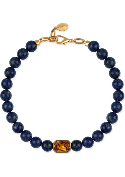Bodrum Lapis ve Kristal Kolye