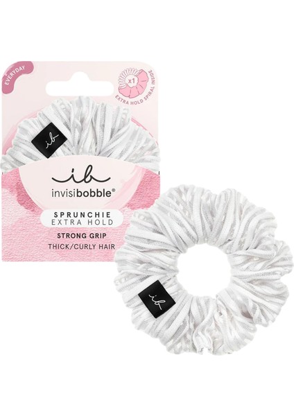 Sprunchie Extra Hold Pure White Saç Tokası