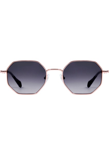 Xs Gladis 6703 6 Geometrik Pembe Altın Unisex Güneş Gözlüğü